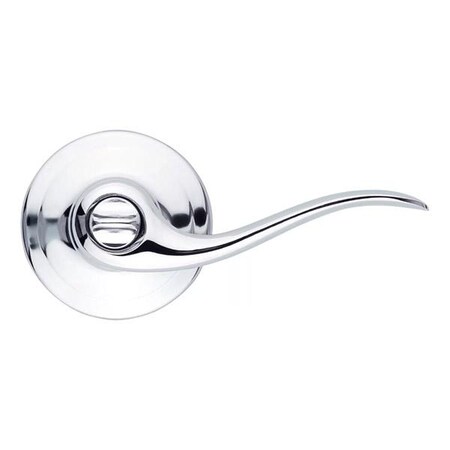 Kwikset Kwikset: Tustin Privecy Lever with Round Rose / Polished Chrom KWS-730TNL-RDT-26